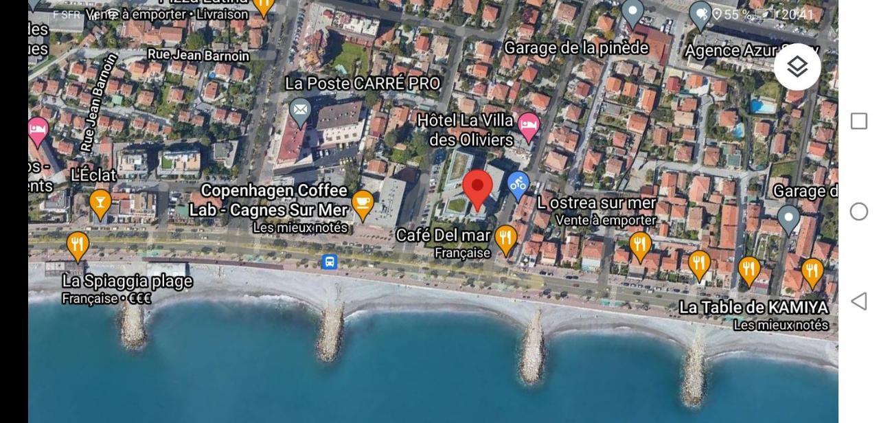Appartement 6 Personnes Face A La Mer Cagnes-sur-Mer Eksteriør billede